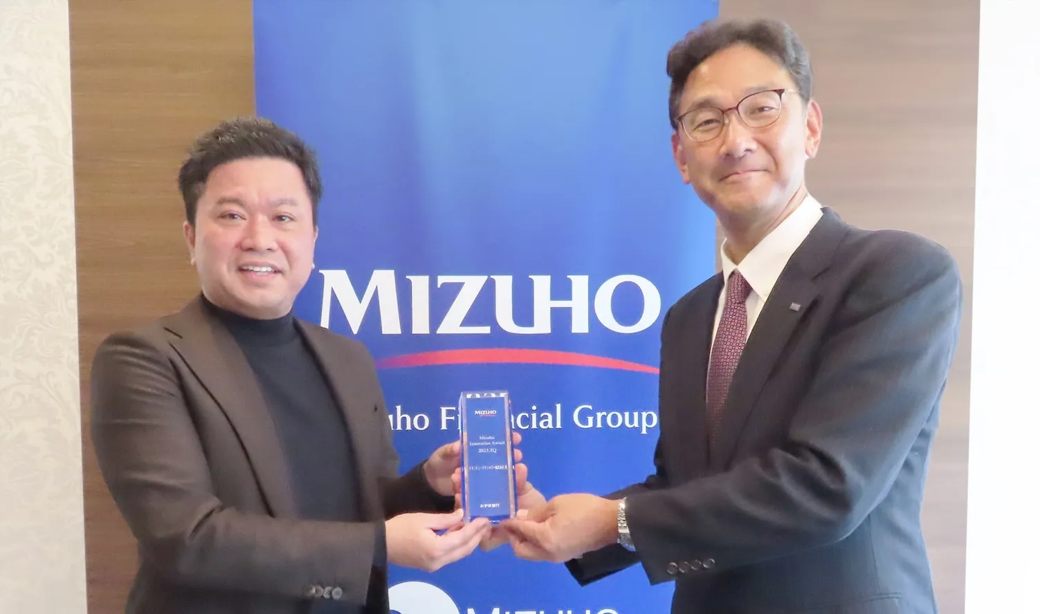 Mizuho Innovation Awardを受賞